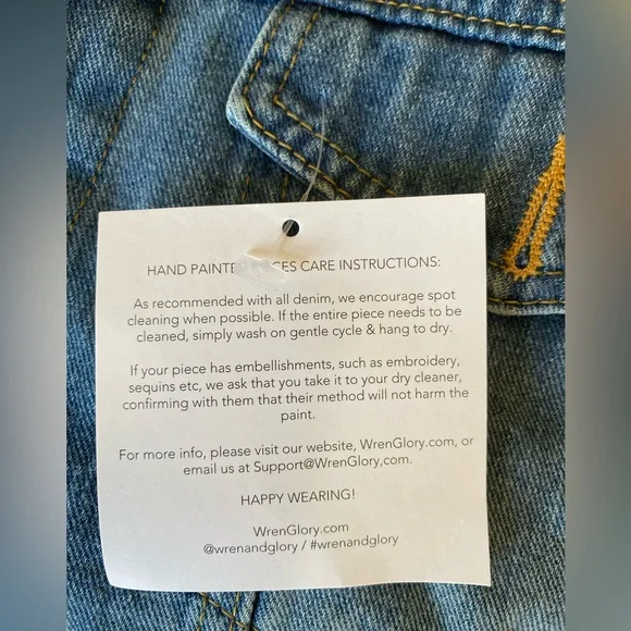 Wren + Glory Denim Jacket - Picture 3 of 10